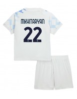 Otroške Nogometnih dresov Inter Milan Henrikh Mkhitaryan #22 Gostujoči 2025-26 Kratki rokavi (+ hlače)